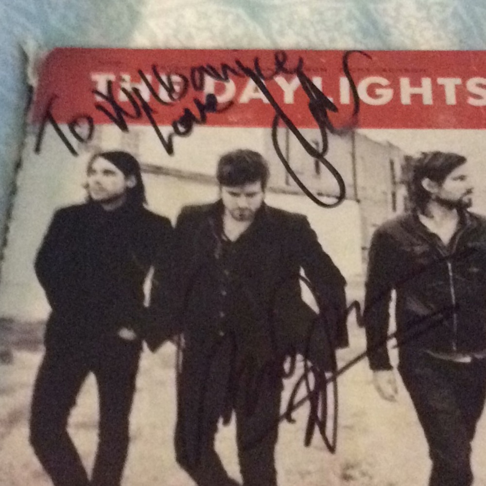 Autographed cd by The Daylights
